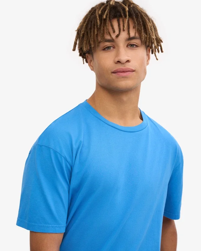 Classic Organic Tee – Pacific Blue