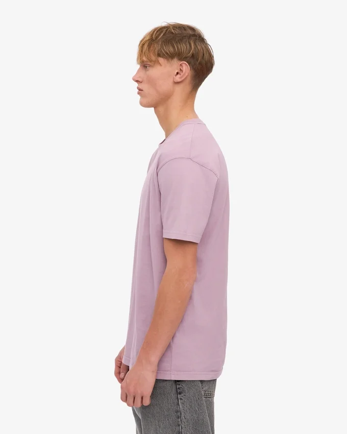 Classic Organic Tee – Perlmutt-Lila
