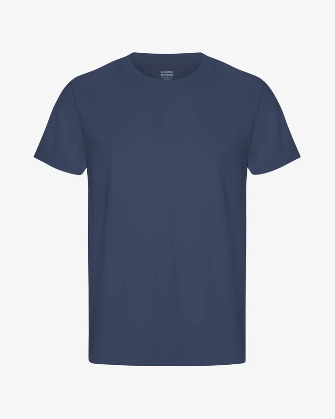 Classic Organic Tee – Petrolblau
