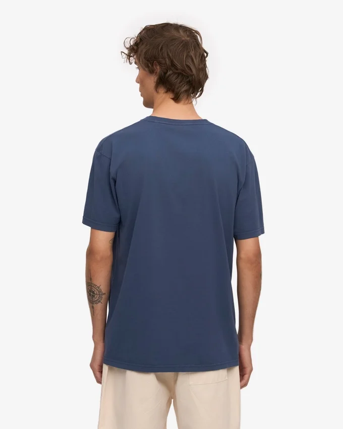 Classic Organic Tee – Petrolblau