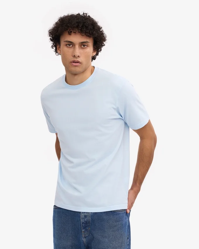 Classic Organic Tee – Polar Blue