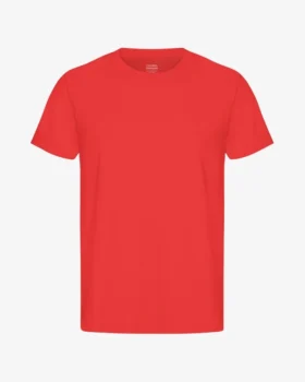 Classic Organic Tee – Red Tangerine