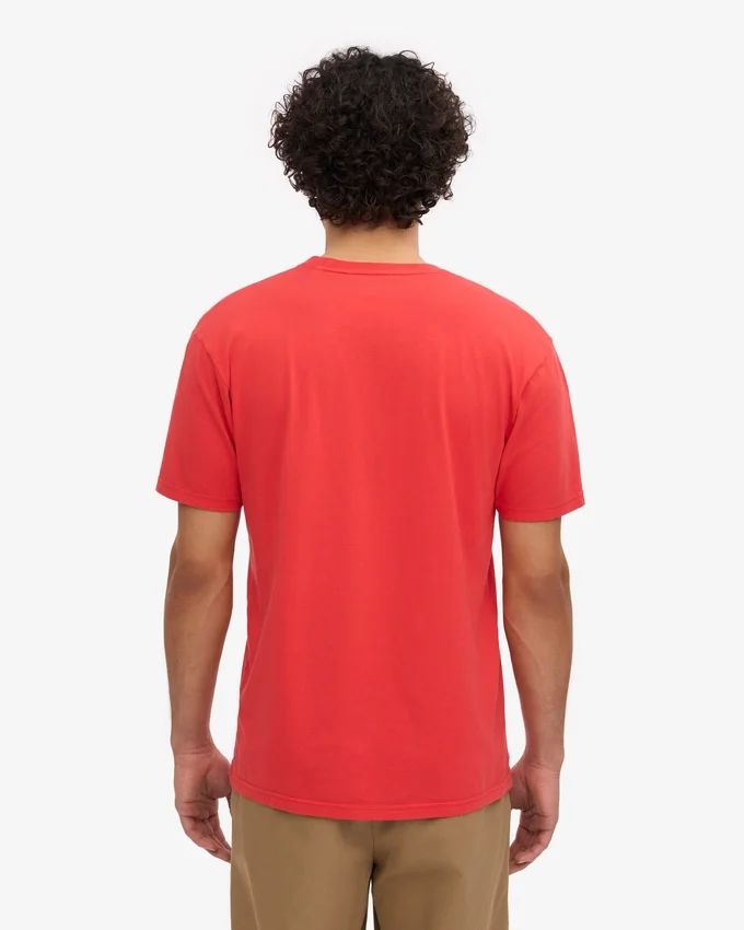 Classic Organic Tee – Red Tangerine