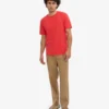 Classic Organic Tee – Red Tangerine