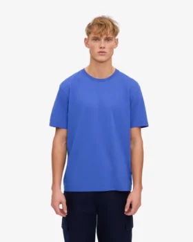 Classic Organic Tee – Saphirblau