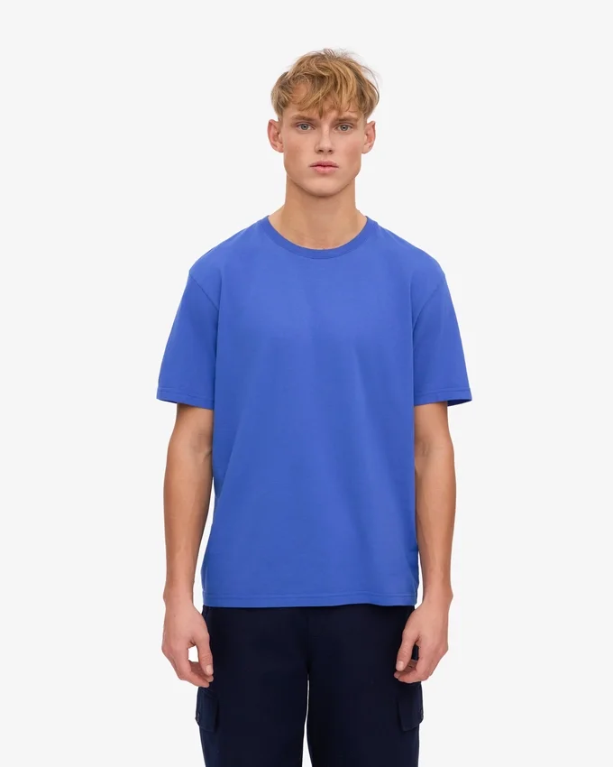 Classic Organic Tee – Saphirblau