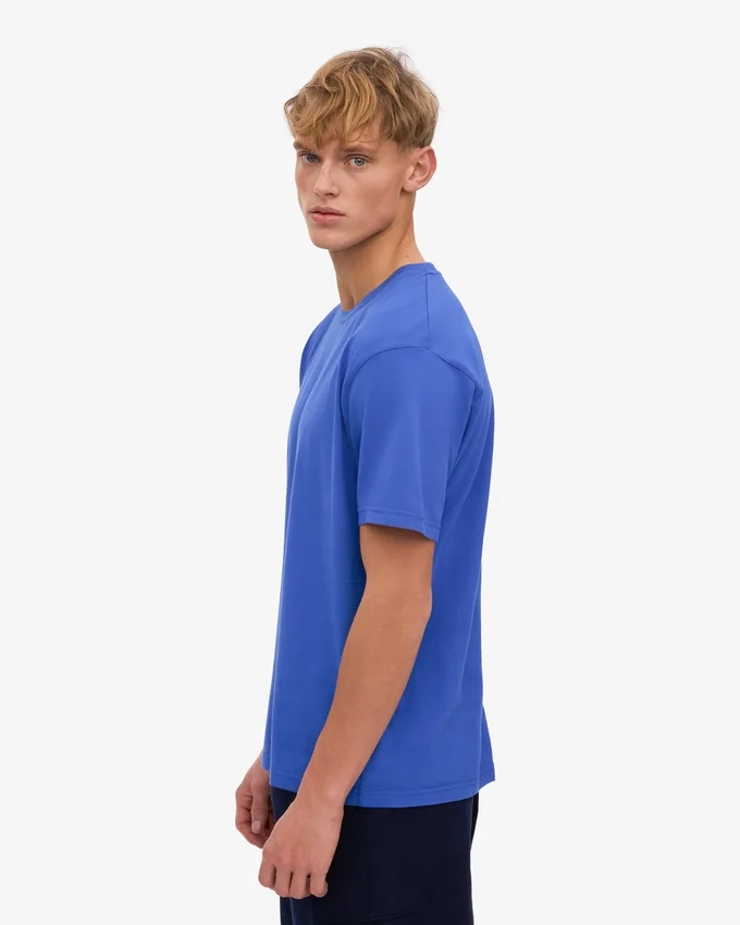 Classic Organic Tee – Saphirblau