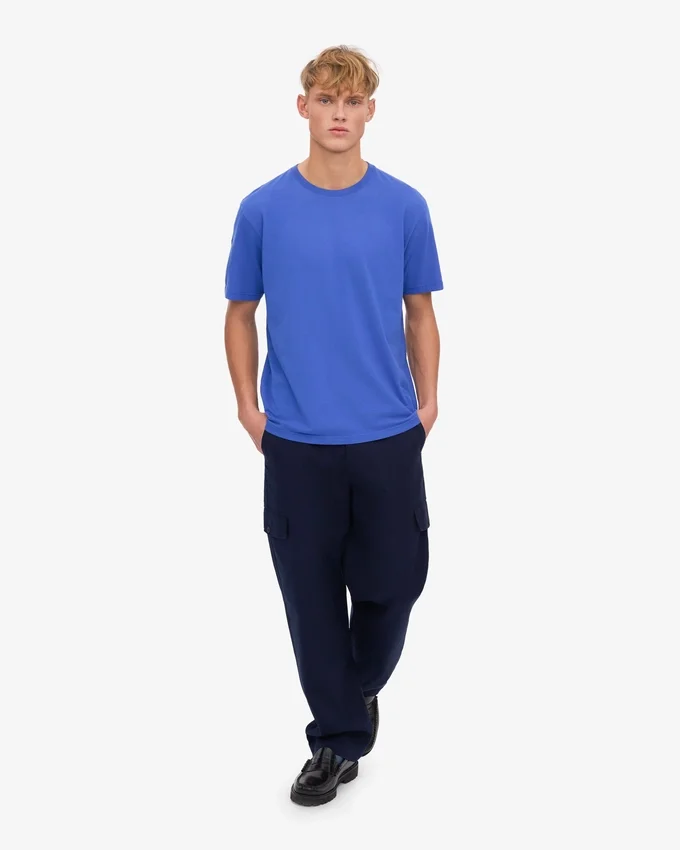 Classic Organic Tee – Saphirblau