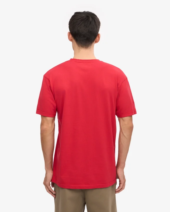 Classic Organic Tee – Scharlachrot
