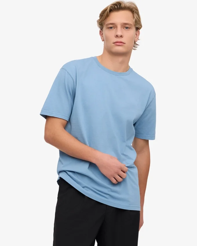 Classic Organic Tee – Seaside Blue