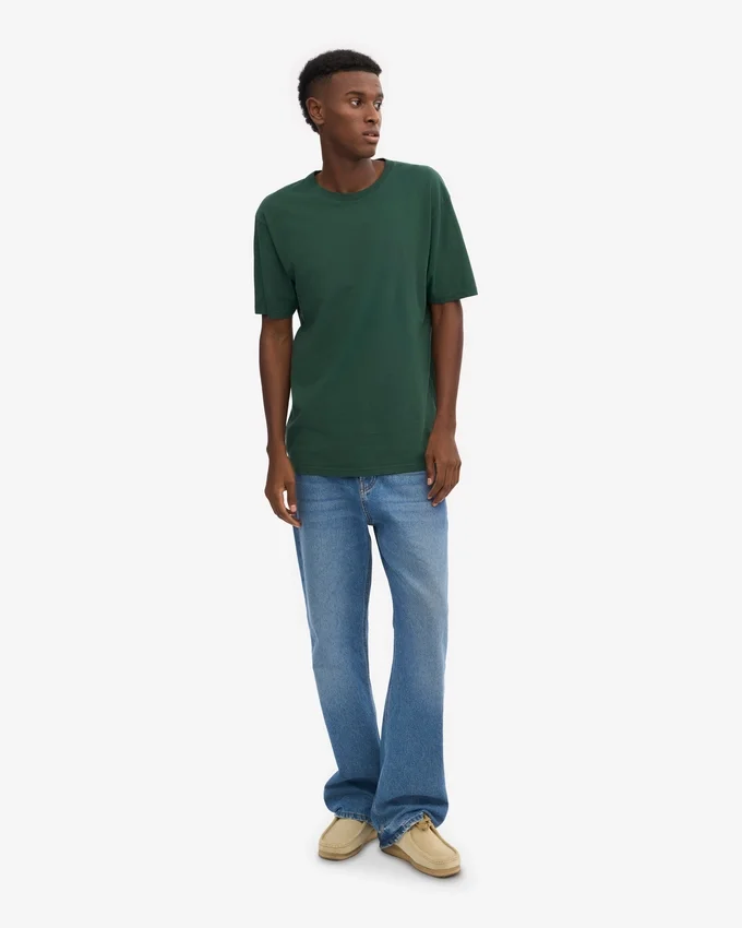 Classic Organic Tee – Smaragdgrün