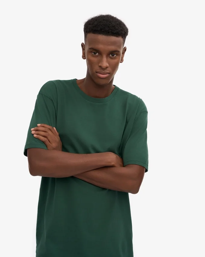 Classic Organic Tee – Smaragdgrün