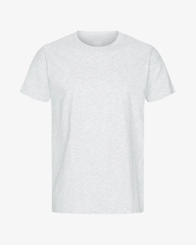 Classic Organic Tee – Snow Melange