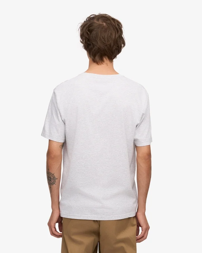 Classic Organic Tee – Snow Melange