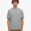 Classic Organic Tee – Stahlblau