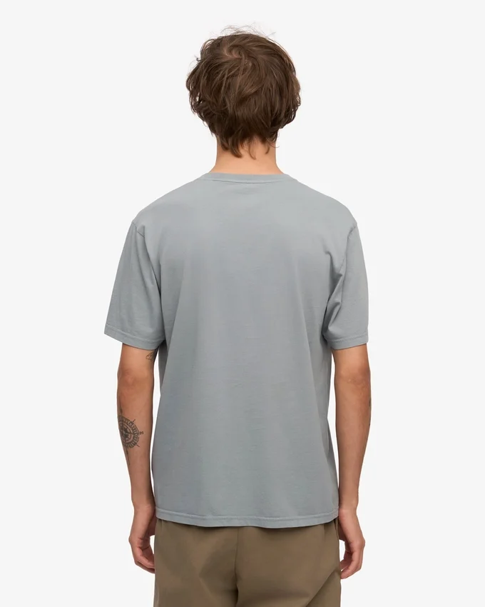 Classic Organic Tee – Stahlblau