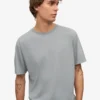 Classic Organic Tee – Stahlblau