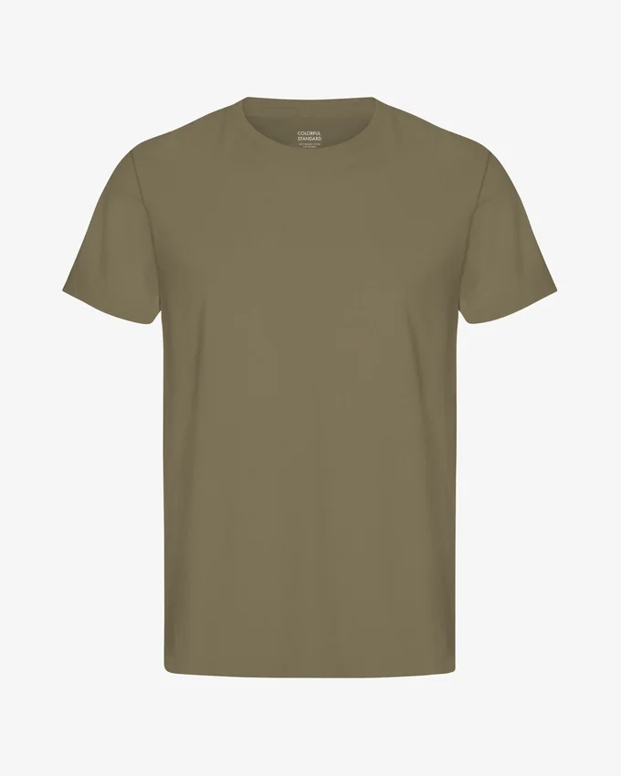 Classic Organic Tee – Staubiges Oliv