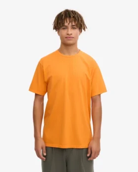Classic Organic Tee – Sunny Orange