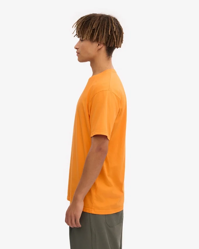 Classic Organic Tee – Sunny Orange