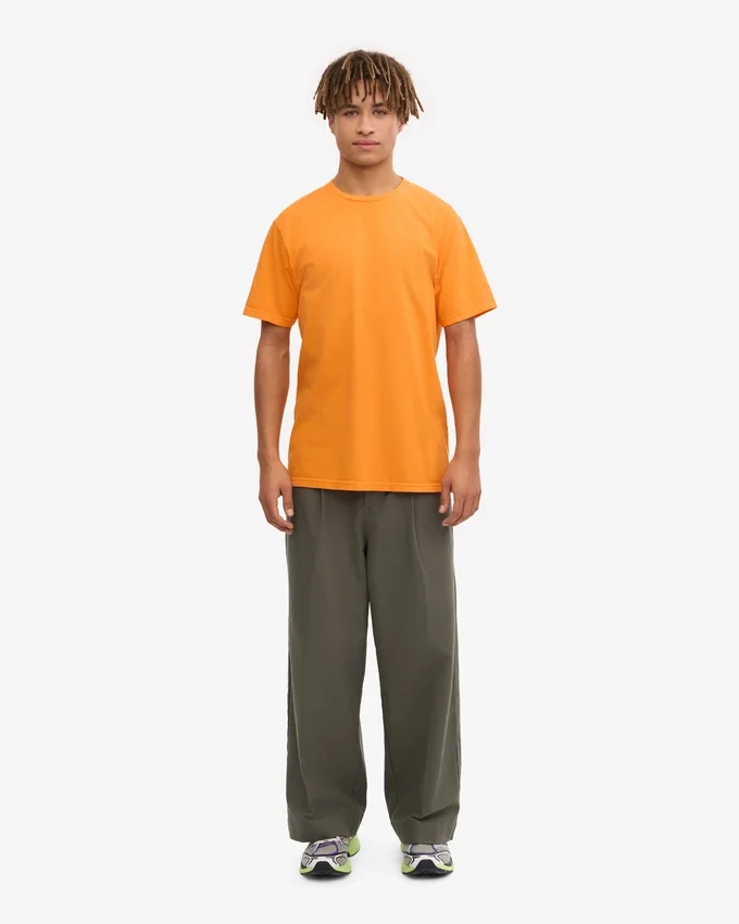 Classic Organic Tee – Sunny Orange