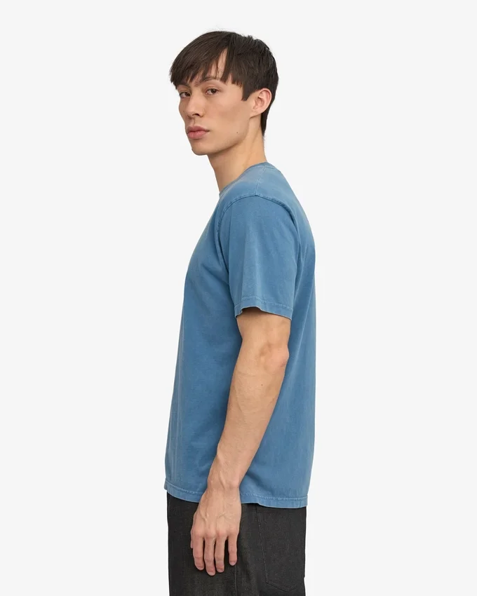 Classic Organic Tee – verblasstes Indigo