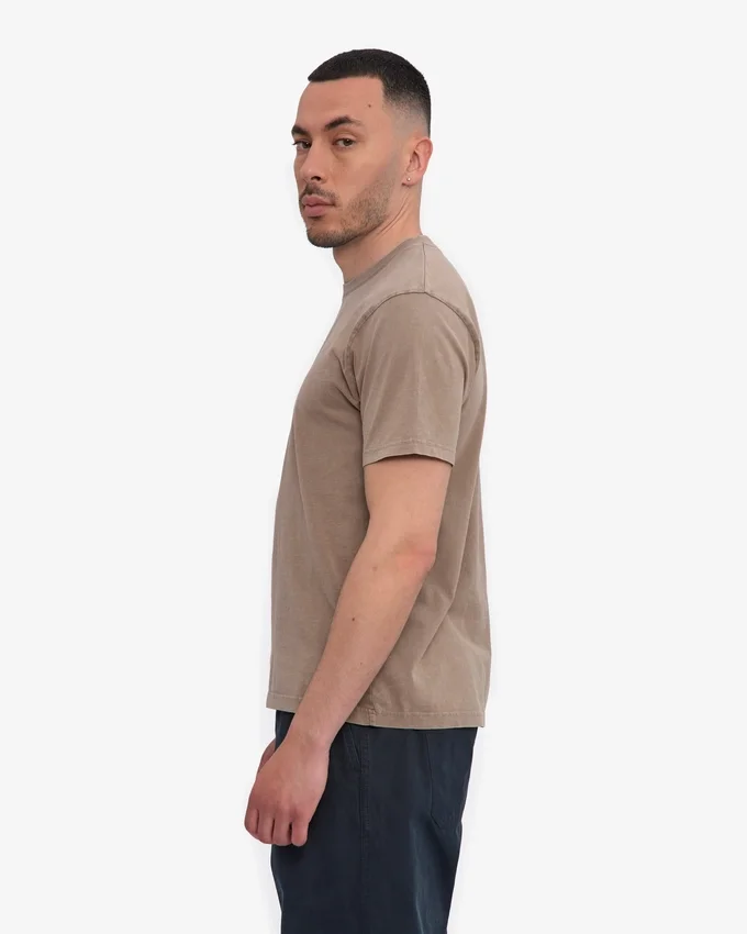 Classic Organic Tee – Verwaschenes Khaki