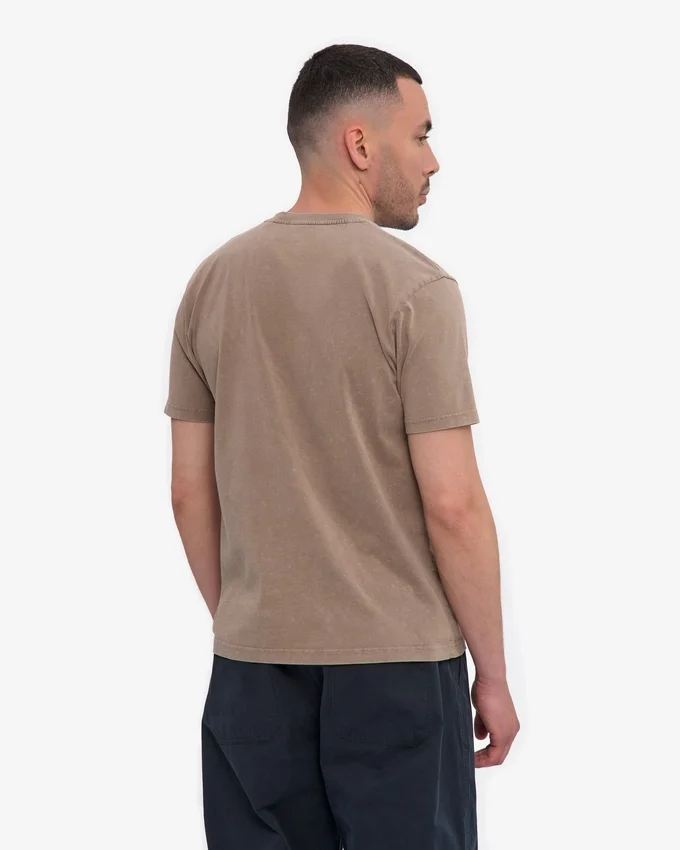 Classic Organic Tee – Verwaschenes Khaki