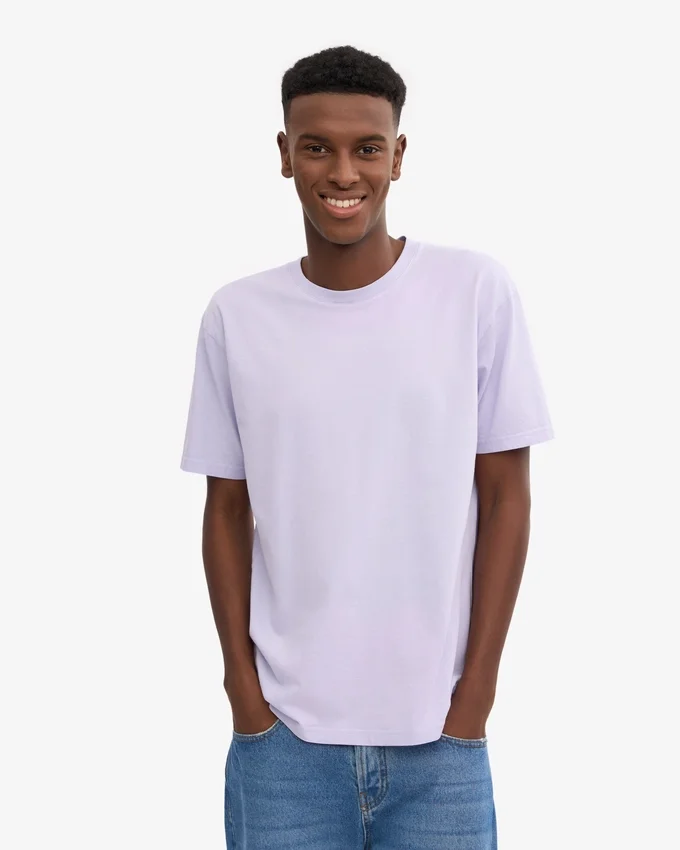 Classic Organic Tee – Zartes Lavendel