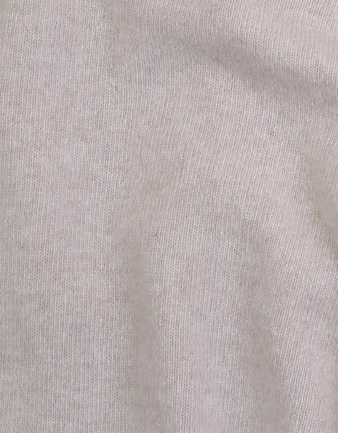 Crew-Shirt aus leichter Merinowolle – Elfenbeinweiß