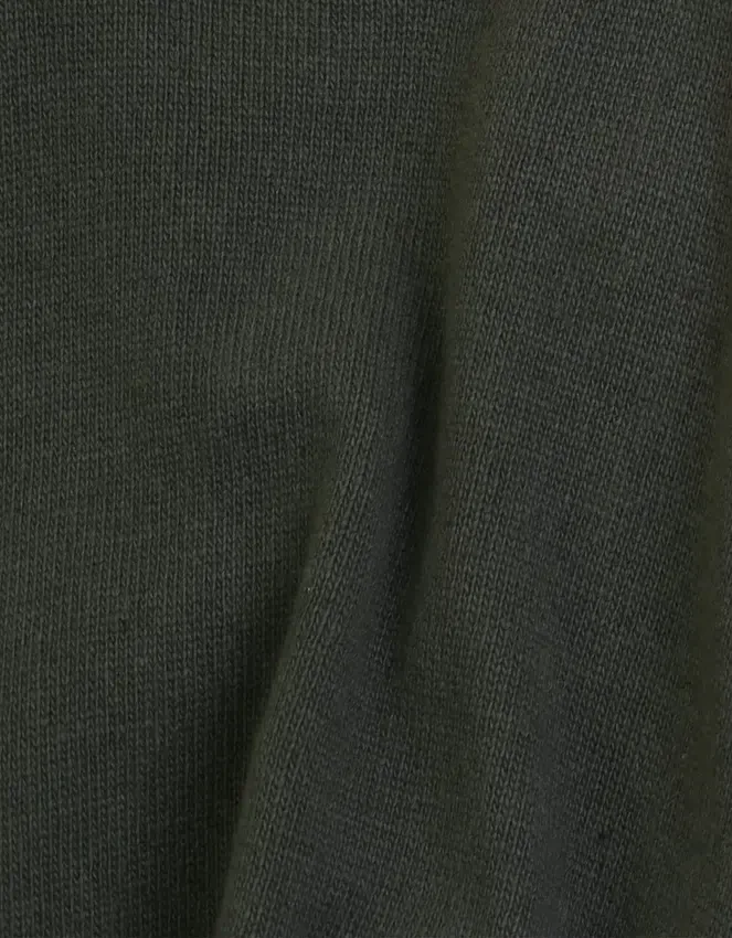 Crew-Shirt aus leichter Merinowolle – Smaragdgrün