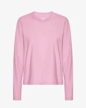 Damen-Bio-T-Shirt mit langem Arm – Kirschblüte