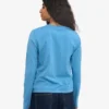 Damen-Bio-T-Shirt mit langem Arm – Seaside Blue