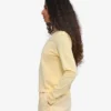 Damen-Bio-T-Shirt mit langem Arm – Soft Yellow