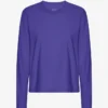 Damen-Bio-T-Shirt mit langem Arm – Ultra Violet