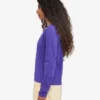 Damen-Bio-T-Shirt mit langem Arm – Ultra Violet
