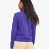Damen-Bio-T-Shirt mit langem Arm – Ultra Violet