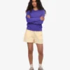 Damen-Bio-T-Shirt mit langem Arm – Ultra Violet