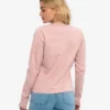 Damen-Bio-T-Shirt mit langen Ärmeln – Faded Pink