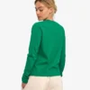 Damen-Bio-T-Shirt mit langen Ärmeln – Kellygrün