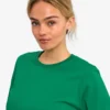 Damen-Bio-T-Shirt mit langen Ärmeln – Kellygrün