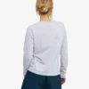 Damen-Bio-T-Shirt mit langen Ärmeln – Snow Melange