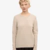 Damen Classic Crew-Socken aus Merinowolle – Elfenbeinweiß
