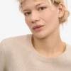 Damen Classic Crew-Socken aus Merinowolle – Elfenbeinweiß