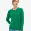 Damen Classic Merinowolle-Shirt – Kellygrün