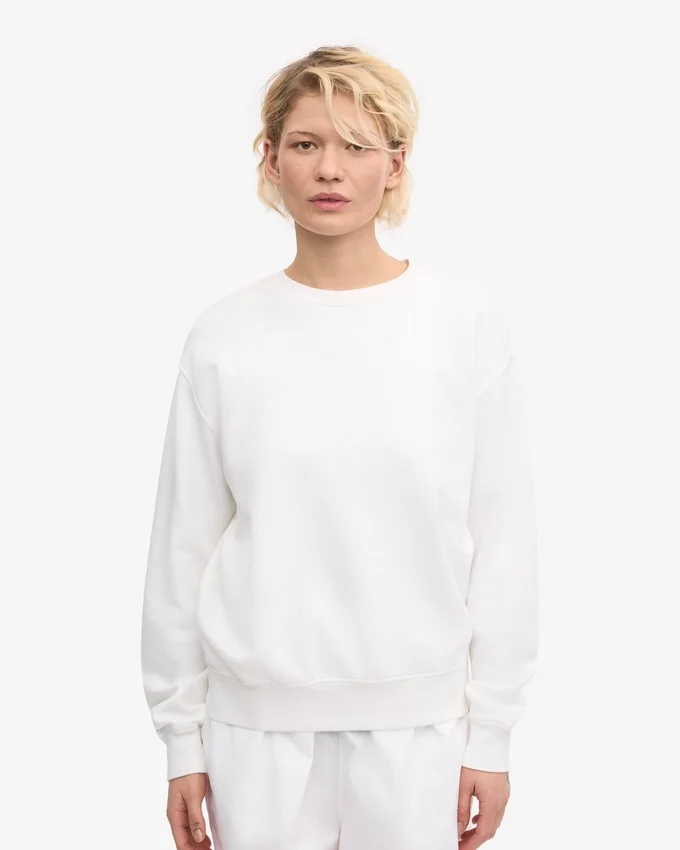 Damen Classic Organic Bio-Pullover – Optisches Weiß