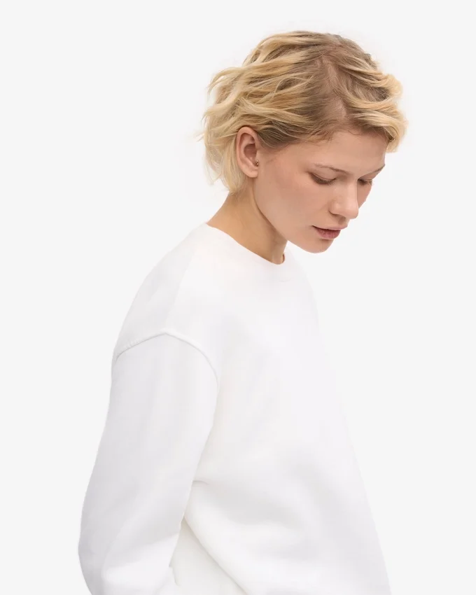 Damen Classic Organic Bio-Pullover – Optisches Weiß