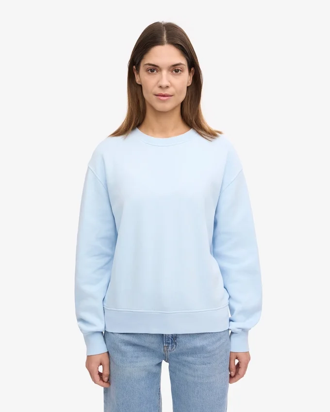 Damen Classic Organic Bio-Pullover – Polarblau