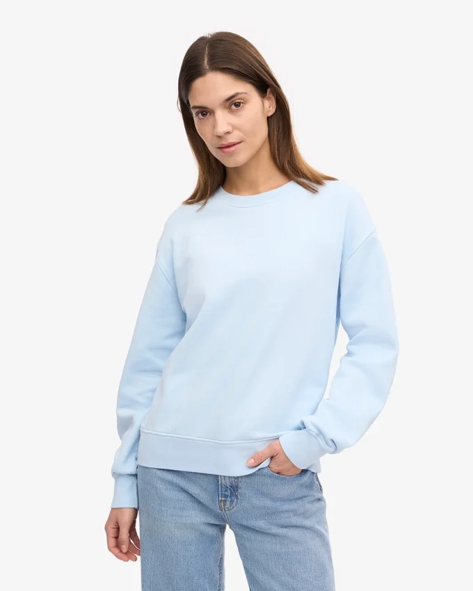 Damen Classic Organic Bio-Pullover – Polarblau