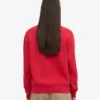 Damen Classic Organic Bio-Pullover – Scharlachrot
